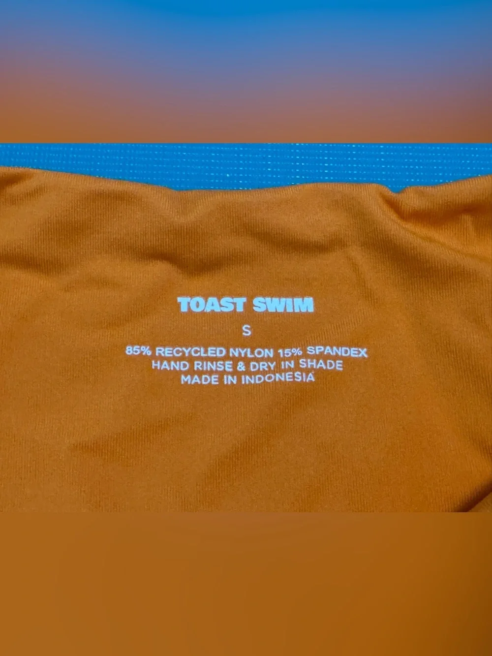 Toast Swim CLASSIC COVERAGE BIKINI BOTTOM in TANGERINE